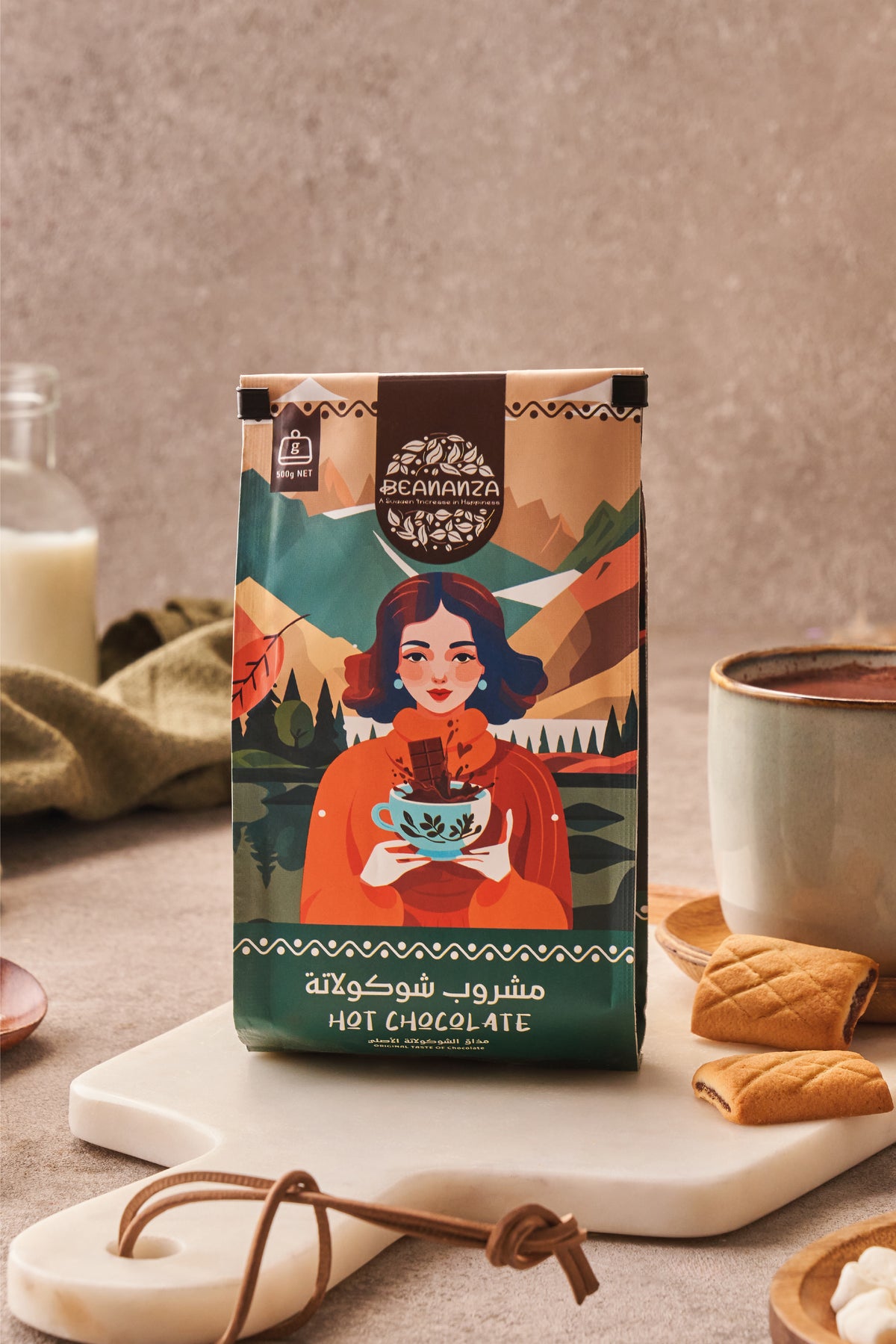 مشروب الشكولاتة الساخنة